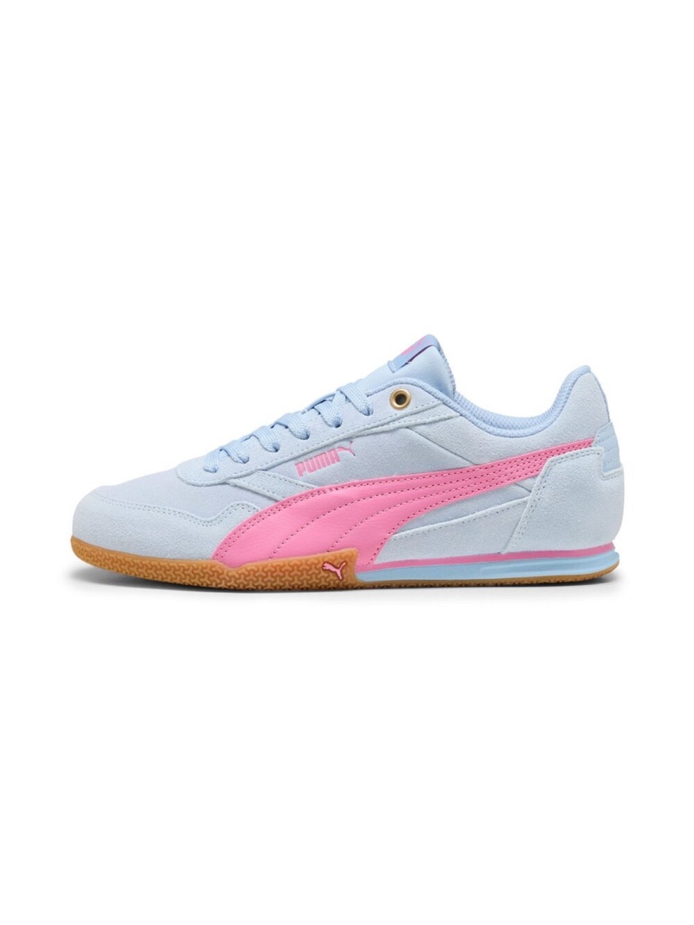 NWOT Puma Bella Donna SD in light blue suede and pink, W8